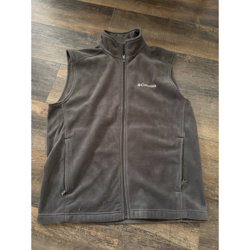Men's‎ Columbia Fleece Vest Medium Gray